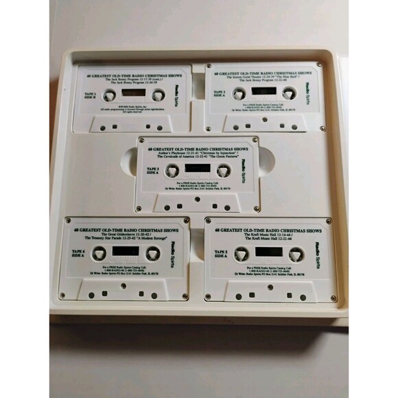 VTG Old Time Radio CHRISTMAS SHOWS 20 Cassettes Andy Williams 60 Episodes - Picture 8 of 11